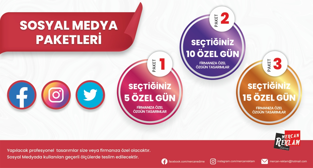 Sosyal Medya Paketleri